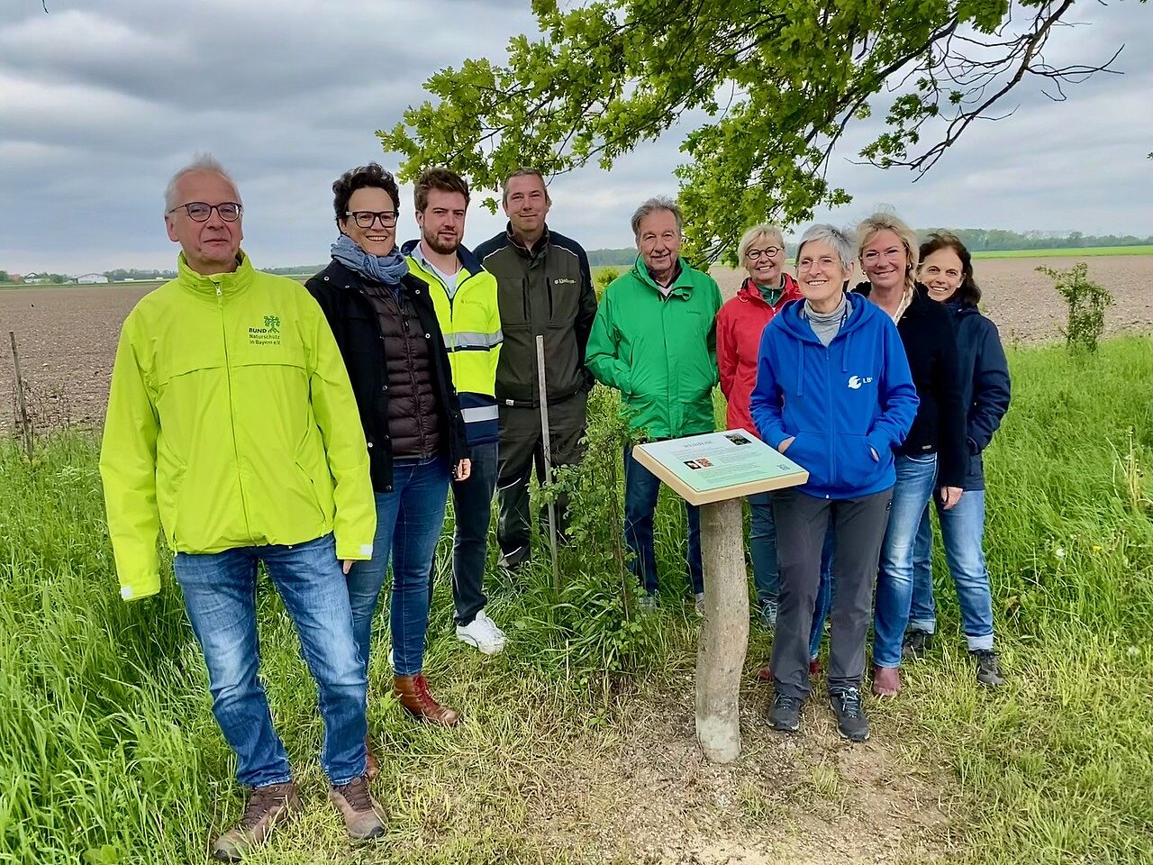 Vertreter des LBV, Bund Naturschutz, Freundeskreis Landesgartenschau Kirchheim, Leiter Umweltamt, Gärtnermeister aus dem Bauhof