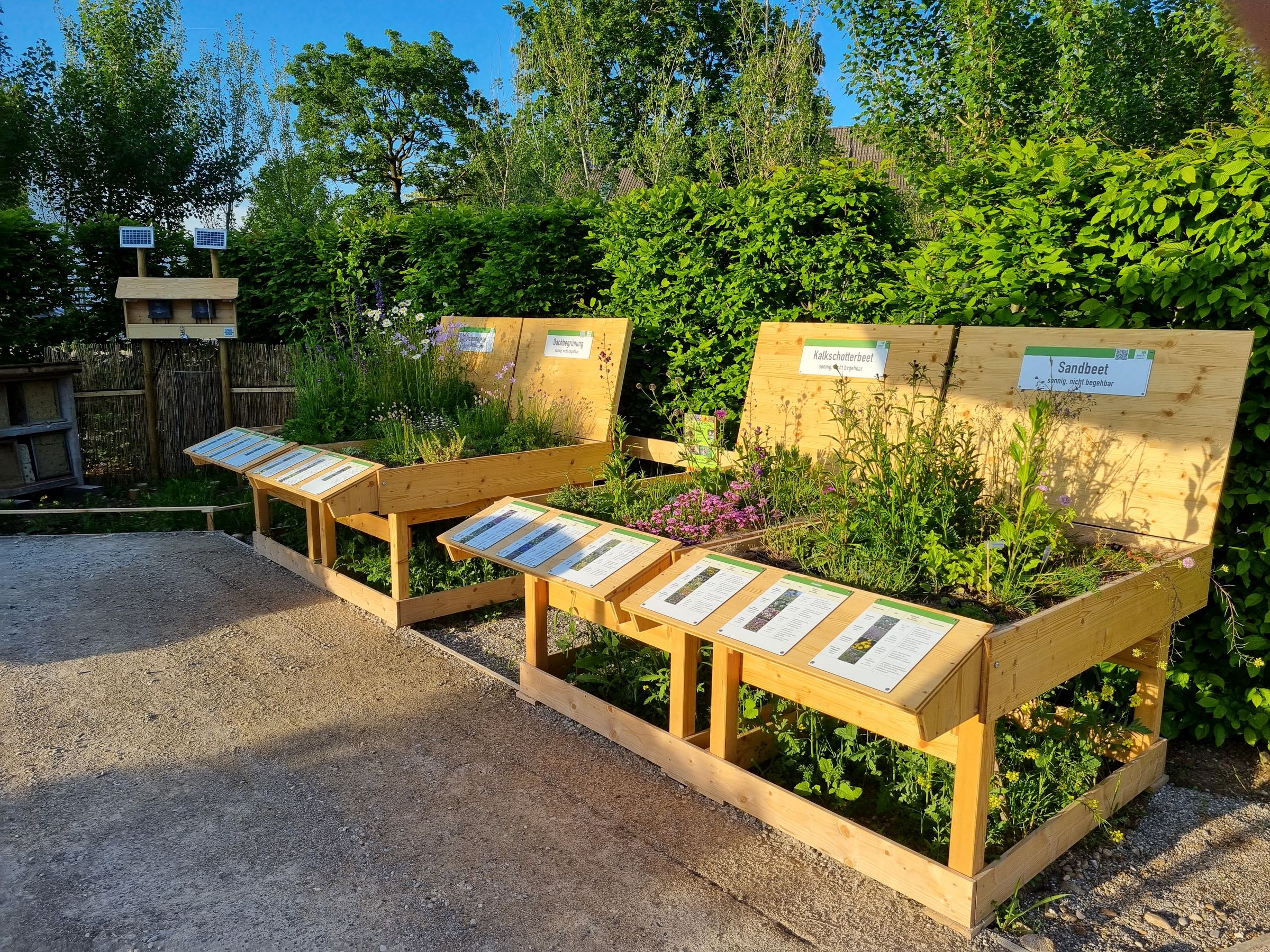 Pflanzentische auf der Landesgartenschau